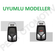 Pelit Otomotiv Audi A4 A5 A6 A7 Anahtar Kılıfı Süperlüx Keyless Yeşil