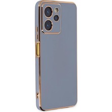 Microsonic Xiaomi Poco X5 Pro Kılıf Olive Plated Lavanta Grisi