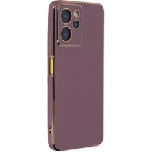 Microsonic Xiaomi Poco X5 Pro Kılıf Olive Plated Lila