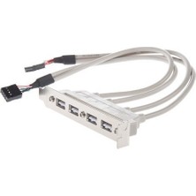 JustQuality 9 Pin To 4x USB 2.0 Çoklayıcı Kasa Tipi