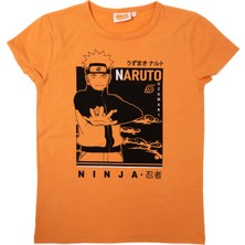 Giyimod Naruto Nınja Çocuk Tshirt 1180371-ORANGE