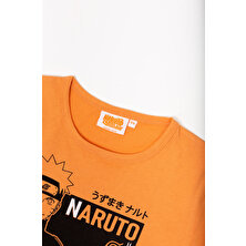 Giyimod Naruto Nınja Çocuk Tshirt 1180371-ORANGE