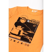 Giyimod Naruto Nınja Çocuk Tshirt 1180371-ORANGE