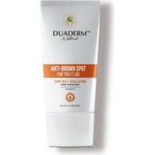 Duaderm Leke Karşıtı Yüksek Koruma Anti-Brown Yüz Güneş Kremi Spf 50+ (Vitamin C + Uva Uvb) 50ML