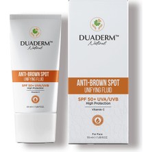 Duaderm Leke Karşıtı Yüksek Koruma Anti-Brown Yüz Güneş Kremi Spf 50+ (Vitamin C + Uva Uvb) 50ML