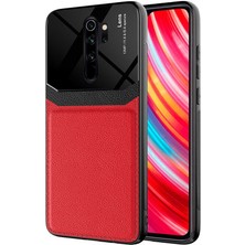 MRC İletişim Xiaomi Redmi Note 8 Pro Deri Görünümlü Ultra Koruyucu Kılıf Emiks Kapak   