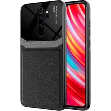 MRC İletişim Xiaomi Redmi Note 8 Pro Deri Görünümlü Ultra Koruyucu Kılıf Emiks Kapak   