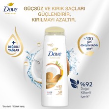 Dove Ultra Care Saç Bakım Şampuanı Güçlendirici Bakım Hindistan Cevizi Yağı 400 ml x3