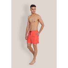 Jack & Jones Jpstfiji Jjswim Solid Sn Ly Turuncu Erkek Deniz Şortu 12225961-Hot C