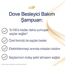 Dove Ultra Care Saç Bakım Şampuanı Besleyici Bakım Kuru Saçlar İçin 400 ml x3