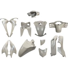 Moto Express Honda Dio 110 2021-2023 Beyaz Komple Grenaj Kaporta Seti Cs