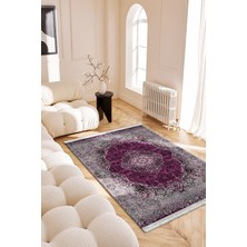 Roslyn Home Iskandinav Desen Yıkanabilir Yolluk Kaymaz Taban Kilim Kadife Kumaş Dokuma Taban Salon Halısı