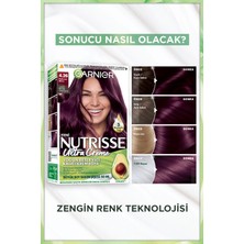 Garnier Nutrisse Yoğun Besleyici Kalıcı Krem Saç Boyası 4.26 Patlıcan Moru