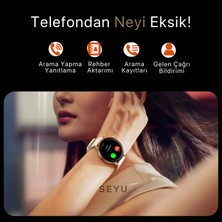 Seyu Watch Watch G3 Pro Mini Akıllı Saat 42MM Iphone Android Tüm Telefonlara Uyumlu