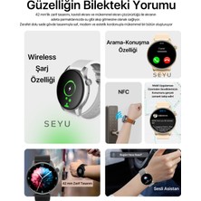 Seyu Watch Watch G3 Pro Mini Akıllı Saat 42MM Iphone Android Tüm Telefonlara Uyumlu