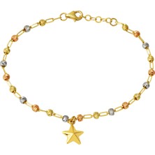 Bilezikci Yıldız Dorika 14 Ayar Altın Bileklik