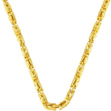 Bilezikci 14 Ayar Altın 3 mm. Kral Zincir 65 cm