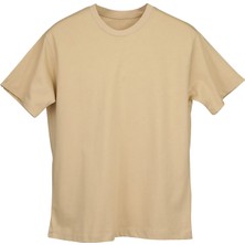 Aten Wear Oversize Bisiklet Yaka Basic Kısa Kollu Tişört