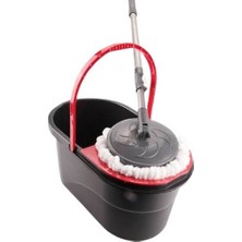Zambak Temizlik Kovası Döner Başlıklı Mop Set