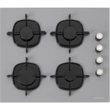 Silverline BO6502S02 - CS5335S01 - 3420 Classy 60 Gri Cam Ankastre Set