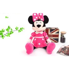 Elifeshop Miki Fare Mickey Mouse Minnie Mouse Figür Peluş Oyuncak Uyku & Oyun Arkadaşı Orta Boy 30 Cm.