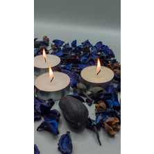 Pars Mum Tealight Mum Maxi Boy Soya Parafinli 50 Adet Beyaz, Dekoratif Orta Boy Tealight Mum