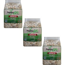 Happy Life Organik Musli 400 gr x 3 Adet