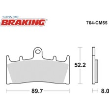 Ebc Sinterli Ön Fren Balatası / Suzukı / Tl R / 1000CC / Ön Iki Takım Kullanır / 1998-1999-2000-2001-2002-2003