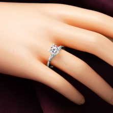 Bilezikci Baget Taşlı Tektaş 14 Ayar Altın Yüzük