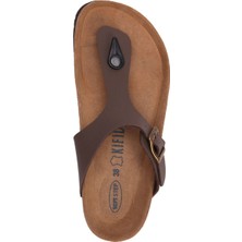 Kifidis K8871SK Kifidis Soft Step Kadın Mantar Terlik 36-41 Koyu Vizon - 010 - 38