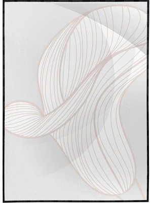 SHOP365 Yapraklar ve Şekiller Modern Poster P-001266