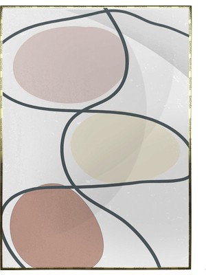 SHOP365 Toprak Renk Tonları Tasarım Modern Poster P-001456