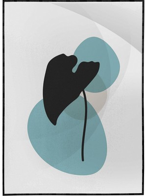 SHOP365 Bitki Yapraklar ve Şekiller Modern Poster P-001927