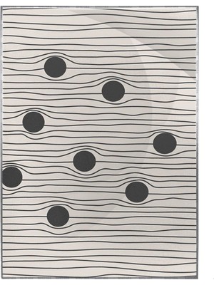 SHOP365 Ay ve Güneş Şekilleri Gri Gümüş Renkler Modern Poster P-002132