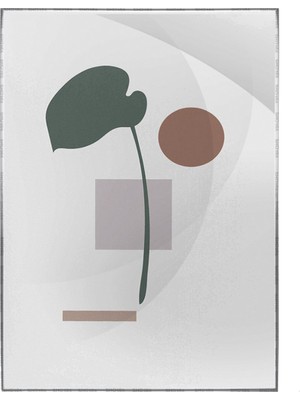 SHOP365 Bitki Yapraklar ve Şekiller Modern Poster P-001667