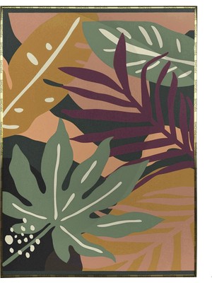 SHOP365 Sanat Tekstil Tasarımı Edebiyat Veya Doğal Tropikal Çizgi Sanatı, Modern Poster P-001831