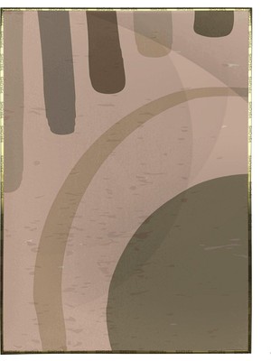 SHOP365 Toprak Renk Tonları Tasarım Modern Poster P-001470