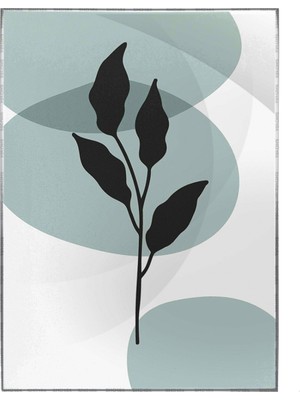SHOP365 Bitki Yapraklar ve Şekiller Modern Poster P-002035