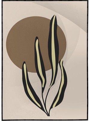 SHOP365 Doğa Bitki Modern Illüstrasyon Poster P-002561