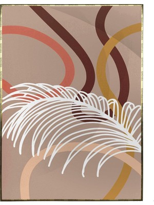 SHOP365 Bitki Yapraklar ve Şekiller Modern Poster P-002326