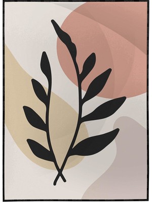 SHOP365 Bitki Yapraklar ve Şekiller Modern Poster P-002018
