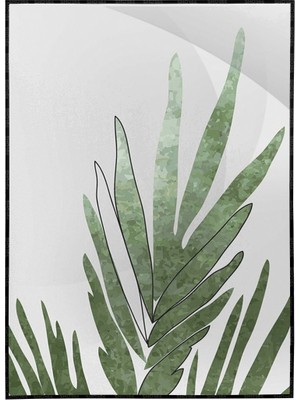 SHOP365 Bitki Yapraklar ve Şekiller Modern Poster P-002607