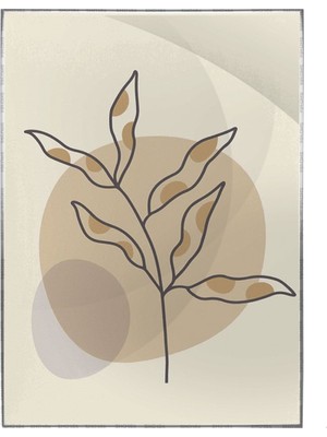 SHOP365 Doğa Bitki Modern Illüstrasyon Poster P-002624