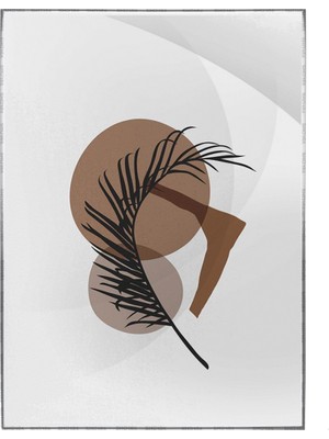 SHOP365 Bitki Yapraklar ve Şekiller Modern Poster P-002779