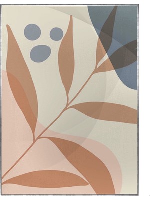 SHOP365 Bitki Yapraklar ve Şekiller Modern Poster P-002782