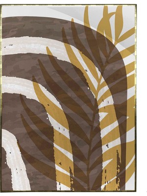 SHOP365 Yapraklar ve Şekiller Modern Poster P-003281