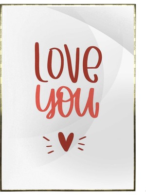 SHOP365 Sevgi Aşk Temalı Illüstrasyon Poster P-003302