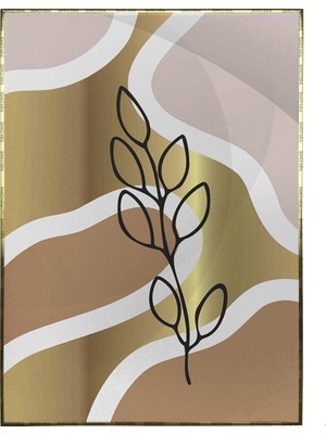 SHOP365 Botanik Şekiller Modern Poster P-003647