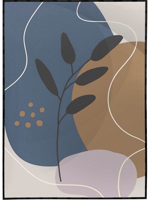 SHOP365 Botanik Şekiller Modern Poster P-003717