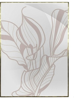 SHOP365 Bitki Yapraklar ve Şekiller Modern Poster P-001165